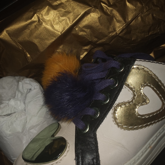 AUTHENTIC IVY KIRHNER Rabbit pompom mule shoes - Picture 10 of 16